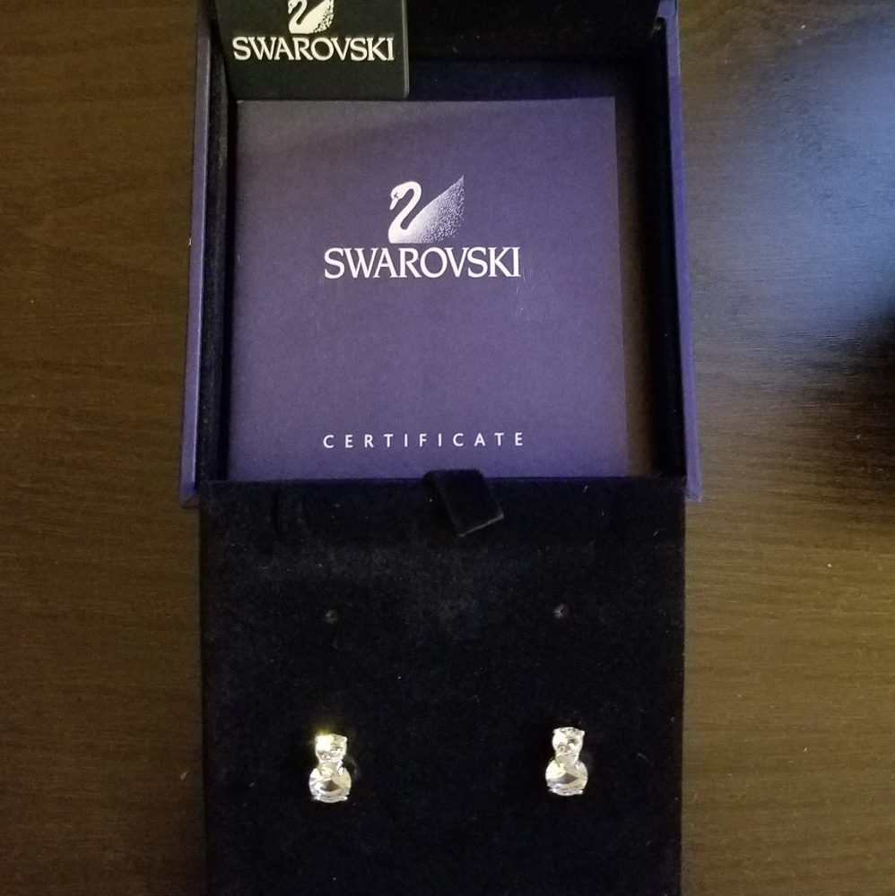 Never worn earrings -  Swarovski Brilliance